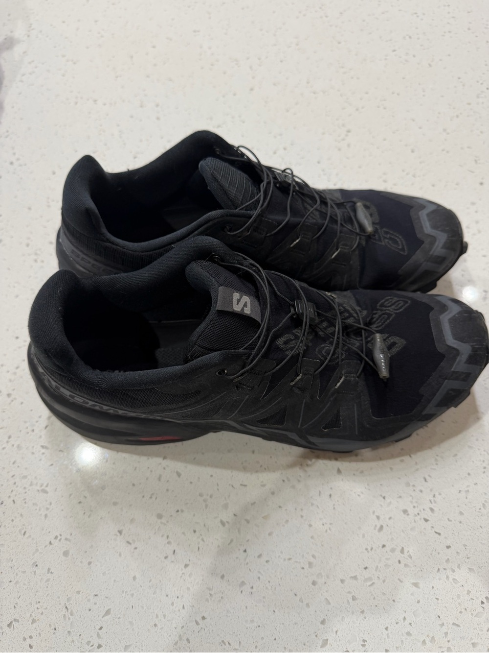 Salomon Black Athletic Trail Running Shoes